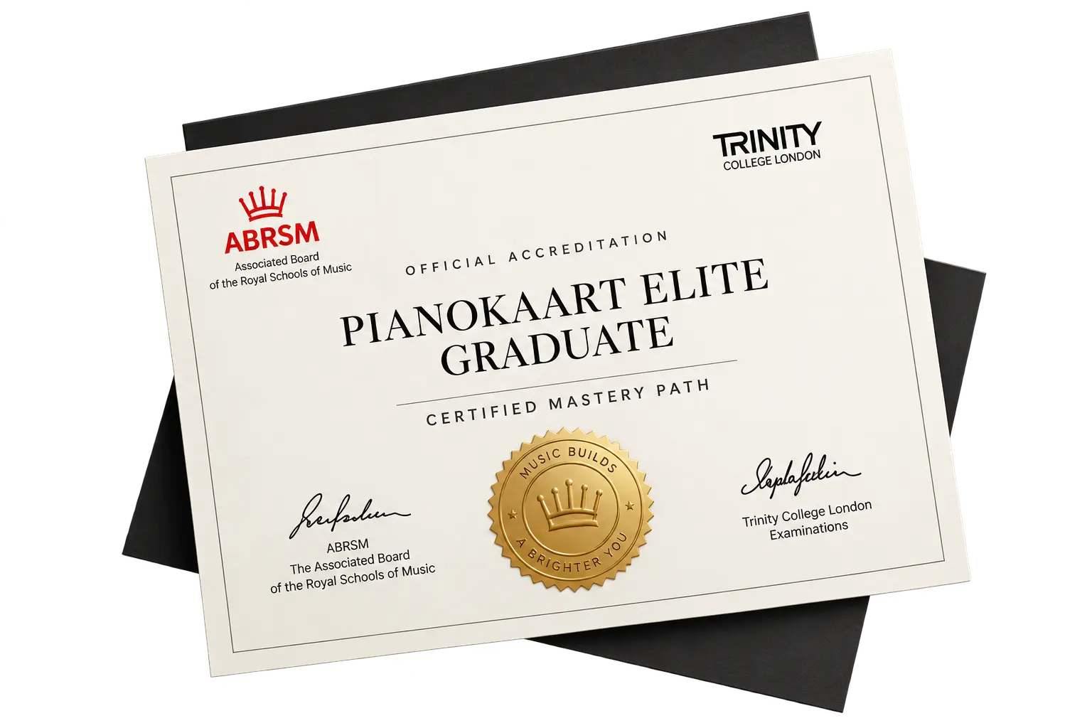 Pianokaart Certification
